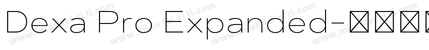 Dexa Pro Expanded字体转换